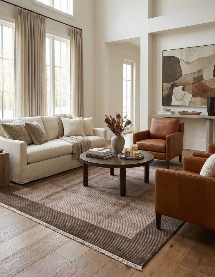 Detail image of  6' 7 x 9' 10  Hand Knotted Darya Wool Rug