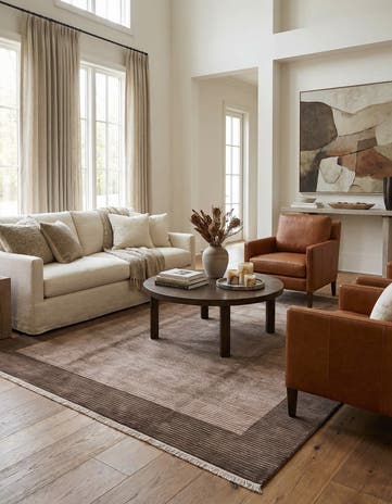 6' 7 x 9' 10 Hand Knotted Darya Wool Rug
