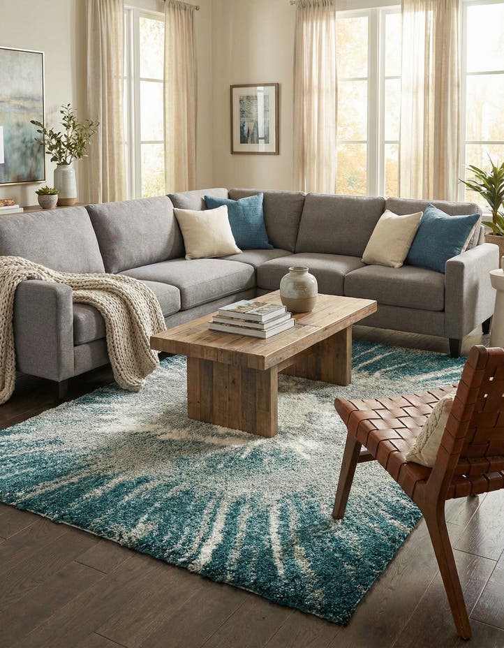 7' 10 x 10' Soft Touch Shag Rug