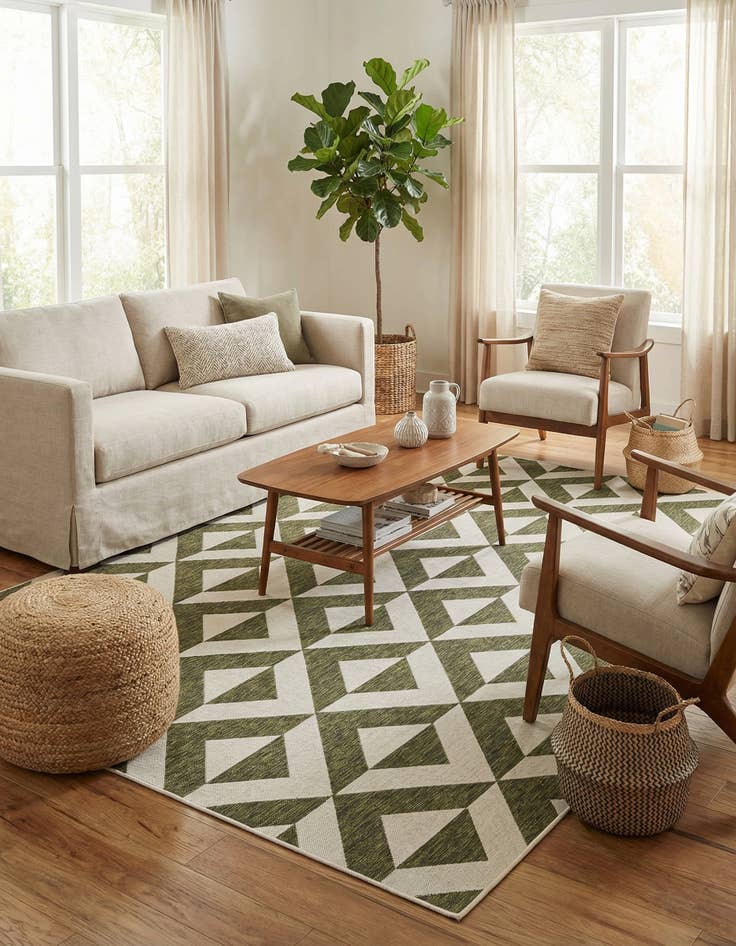 Detail image of 7' x 10' Easy-Clean Jill Zarin Napa Indoor / Outdoor Rug