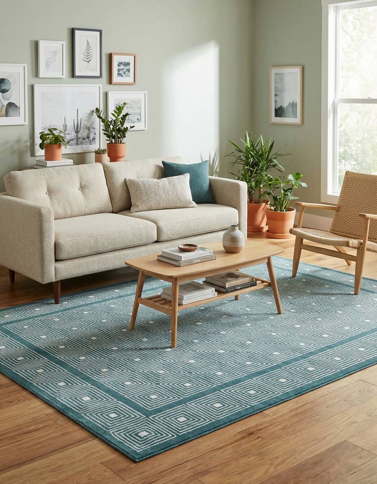 Detail image of  5' 3 x 8' Aakaar Rug