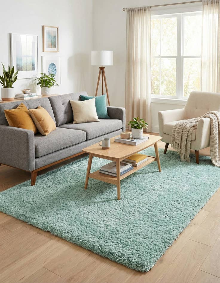 Detail image of 6' x 9' Infinity Shag Rug