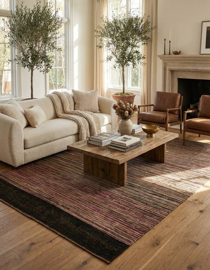 Detail image of 6' x 9' 2  Hand Knotted Darya Wool Rug