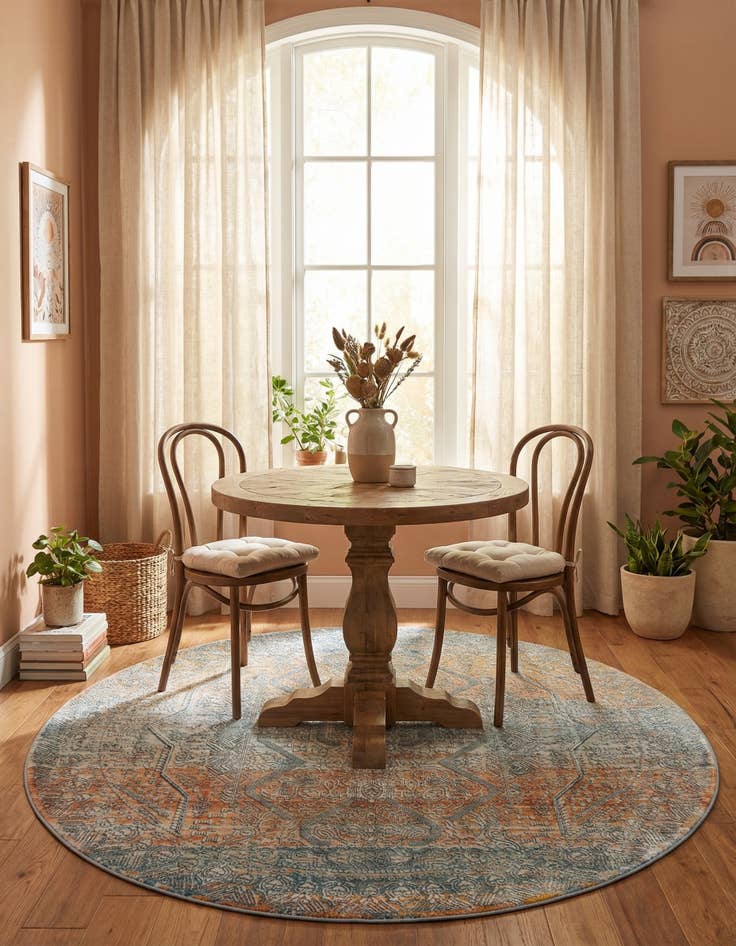 Detail image of 7' x 7' Newport Round Rug