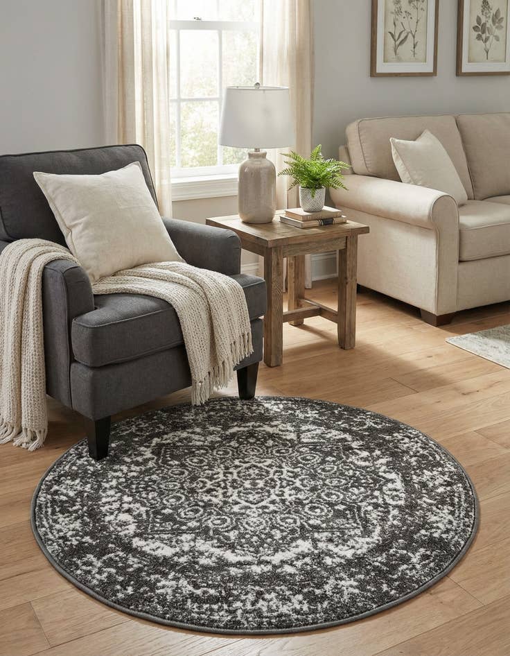 Detail image of 3' x 3' Arlington Round Rug