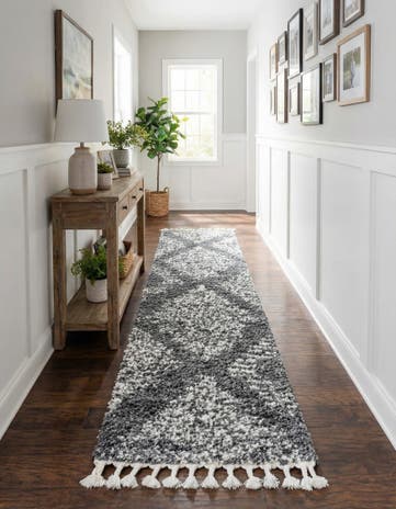 2' 7 x 12' Serenity Shag Runner Rug