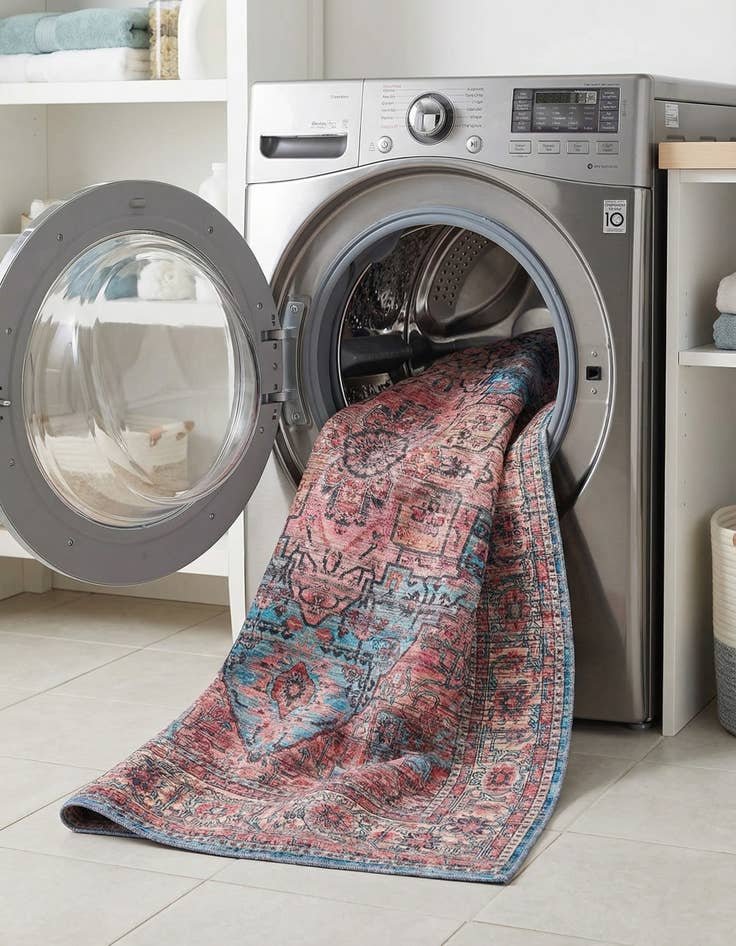 Detail image of  7' 3 x 10'  Washable Maahru Rug