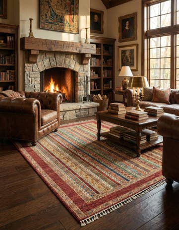 5' x 6' 7 Hand Knotted Ariana Ziegler Rug