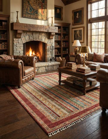 5' x 6' 7 Hand Knotted Ariana Ziegler Rug