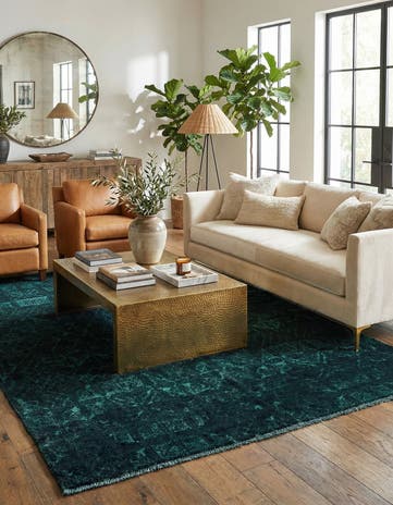 5' 4 x 9' 1 Hand Knotted Moroccan Wool Rug