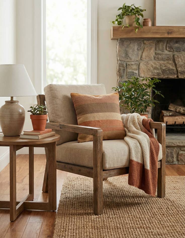 Detail image of  1' 5 x 1' 6  Hand Woven Pillow Wool Square Rug