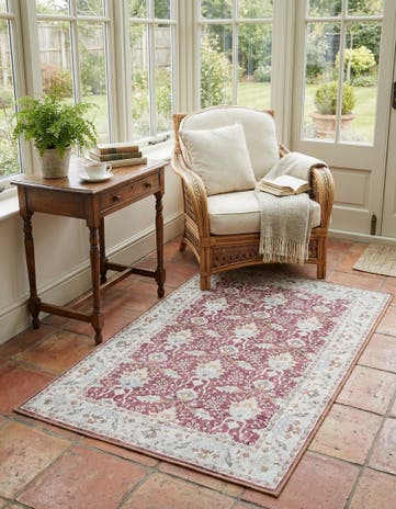 3' 6 x 5' 6 Washable Timeless Rug