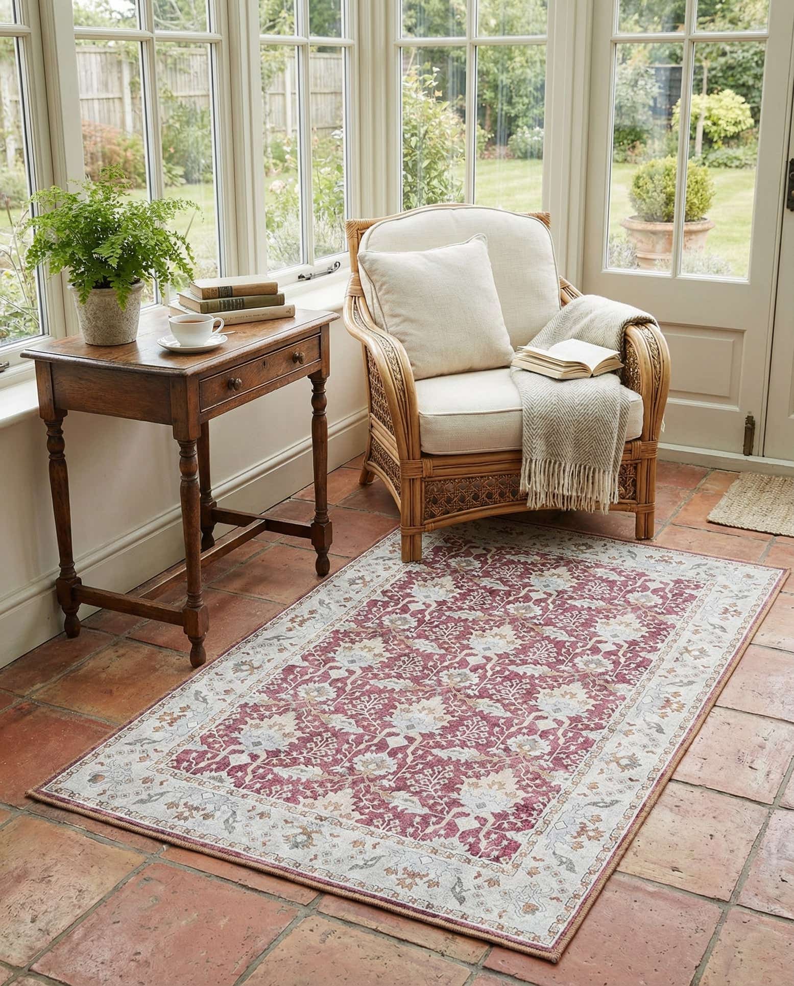 3' 6 x 5' 6 Washable Timeless Rug