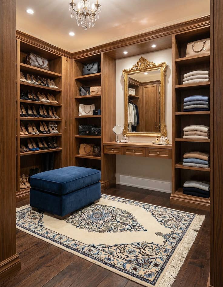 Detail image of 1' 8 x 2' 9  Hand Knotted Nain Rug