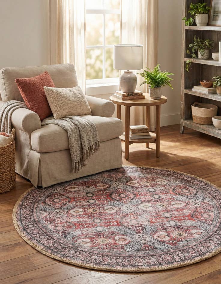 Detail image of 2' x 2' Timeless Round Rug