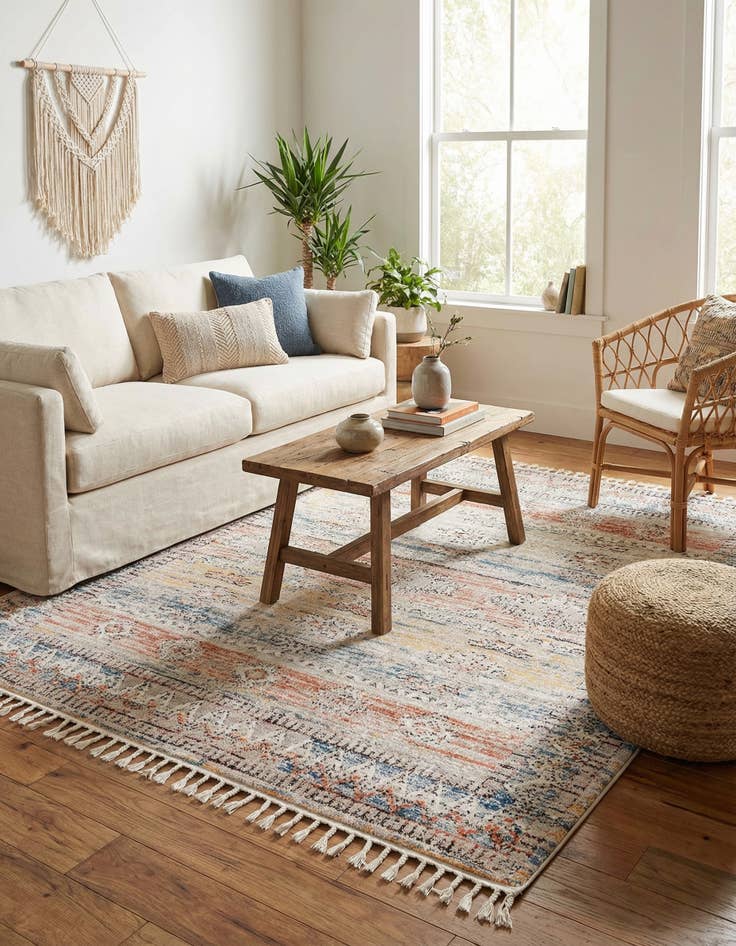 Detail image of 7' 10 x 7' 10 Aramis Square Rug