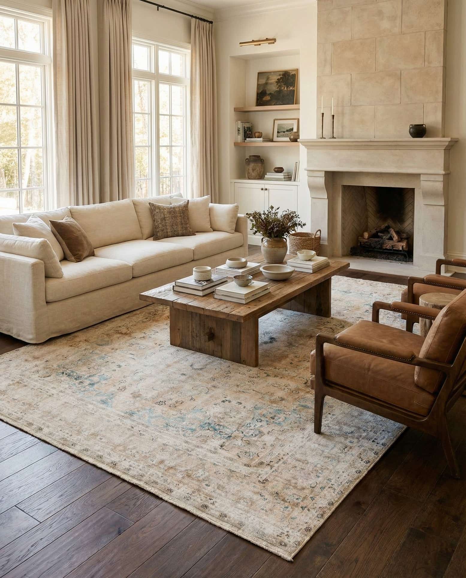 9' 4 x 12' 3 Hand Knotted Ultra Vintage Persian Wool Rug