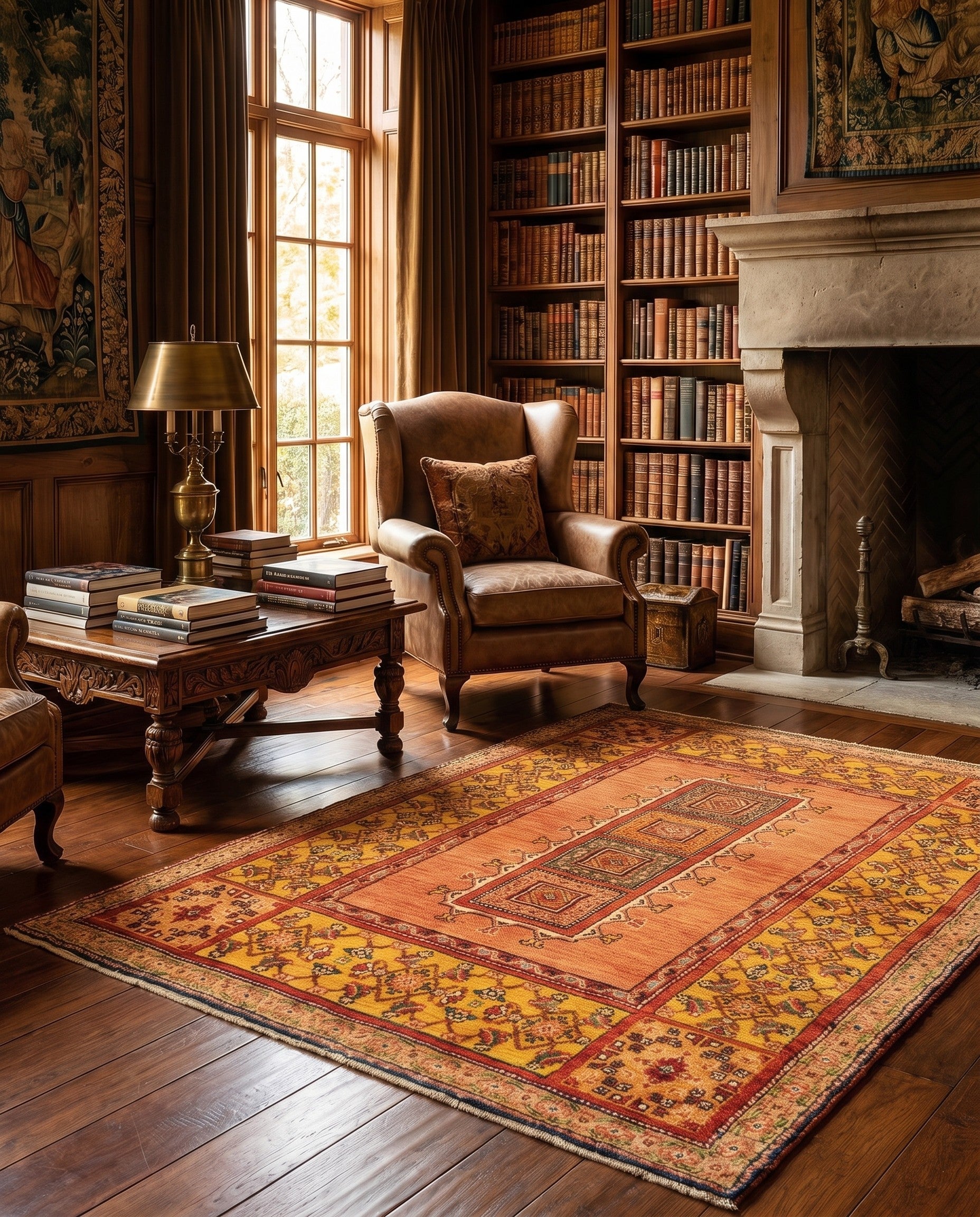 3' 8 x 5' 5 Kashkuli Wool Rug