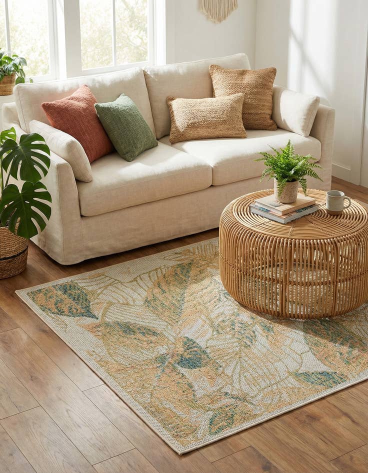 Detail image of  4' x 6'  Washable Baja Indoor / Outdoor Rug