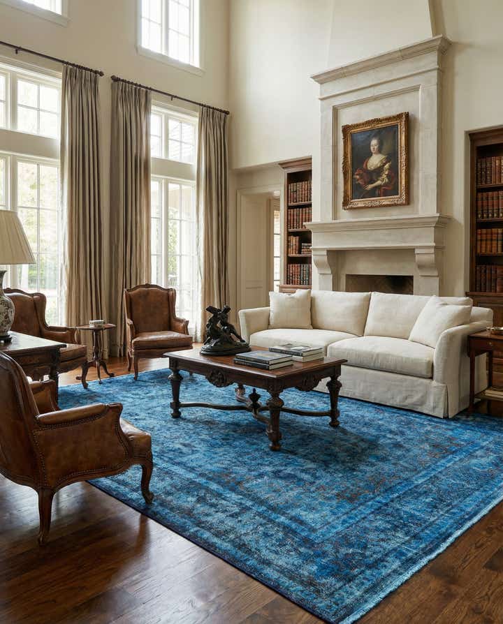 9' 11 x 13' 1 Vintage Royal Wool Rug