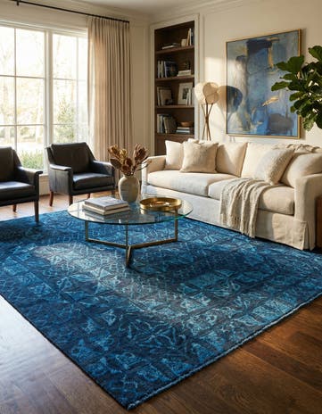8' x 10' Hand Knotted Darya Rug