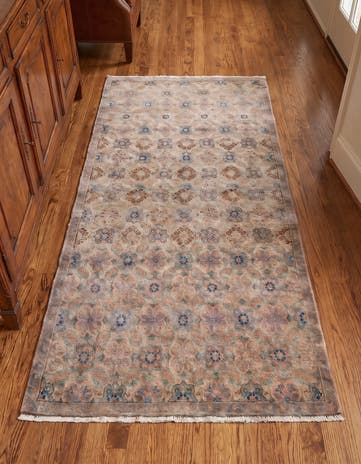 3' 2 x 5' 3 Hand Knotted Ultra Vintage Persian Wool Runner Rug