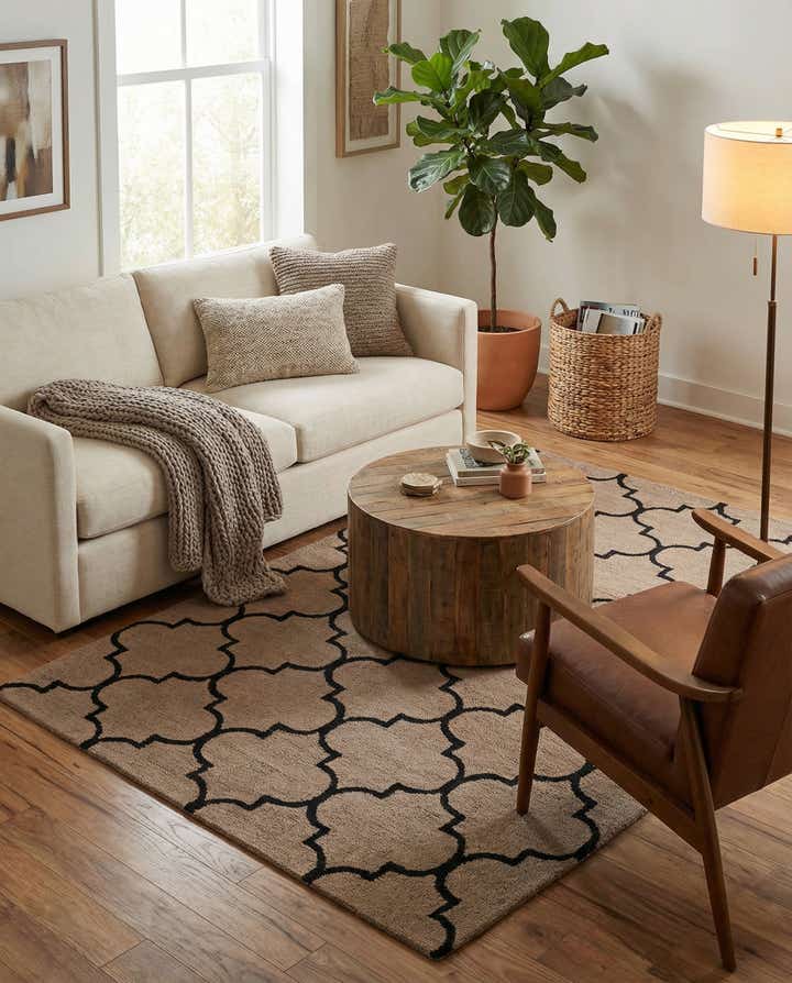 5' 1 x 8' Luna Wool Rug