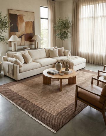 6' 5 x 9' 10 Hand Knotted Darya Wool Rug