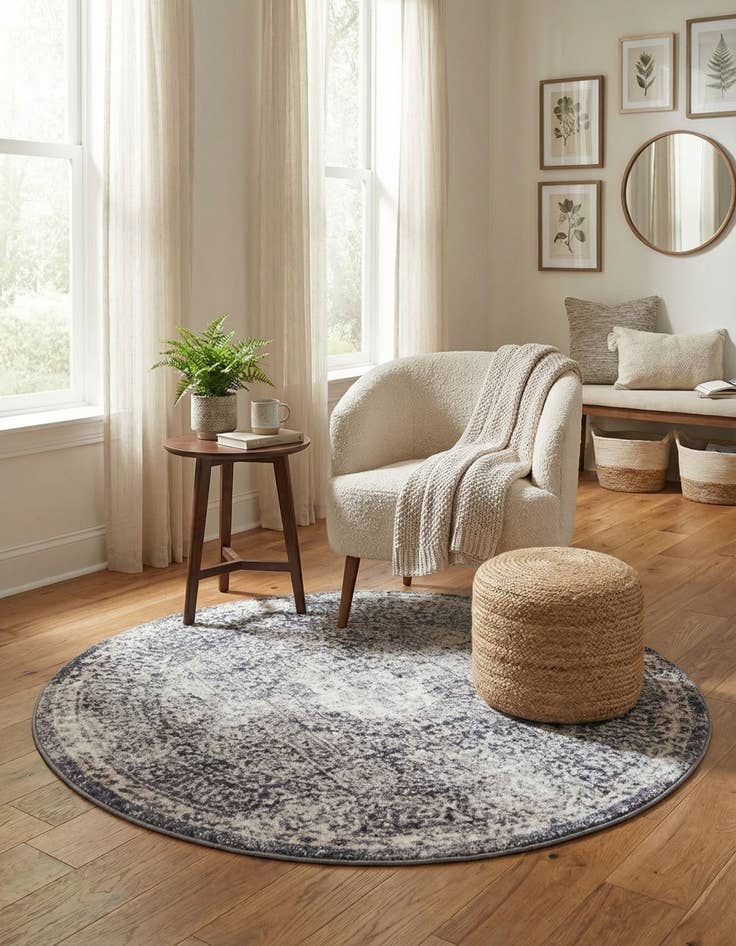 Detail image of  3' 3 x 3' 3 Williamsburg Round Rug