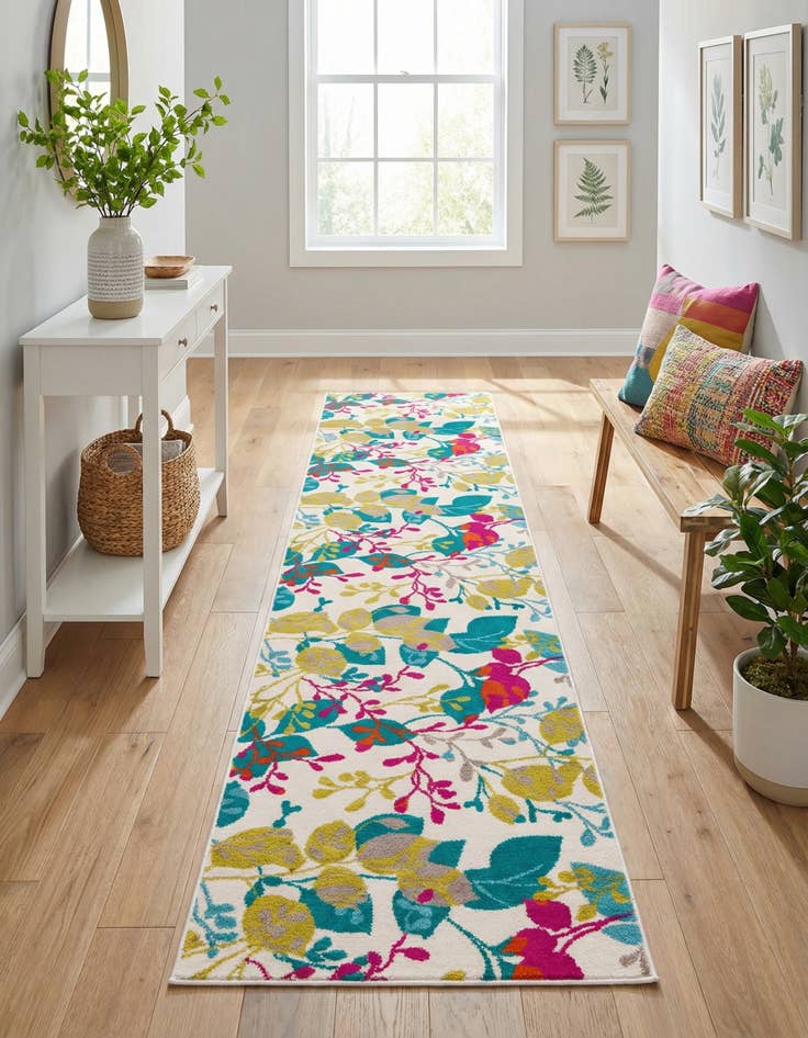 Detail image of  3' x 12' Azalea Runner Rug