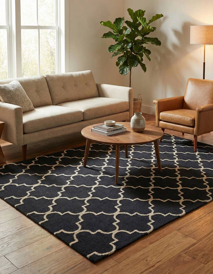 Detail image of 5' 1 x 8' 1 Luna Rug