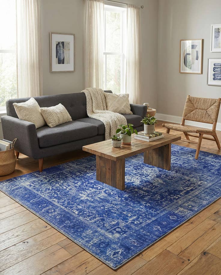 Detail image of 5' x 8' Washable Timeless Rug