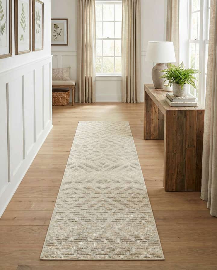 2' 7 x 10' Easy-Clean Sabrina Soto Indoor / Outdoor Runner Rug