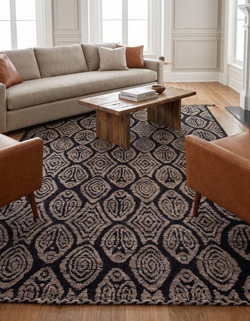 6' 5 x 9' 4 Hand Knotted Darya Wool Rug