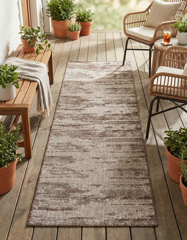 2' 7 x 10' Easy-Clean Modern Indoor / Outdoor...