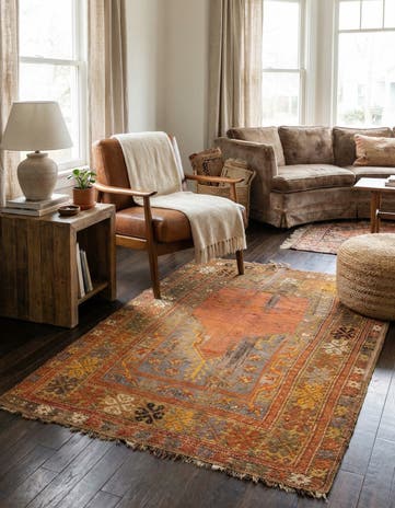 3' 3 x 5' Hand Knotted Anatolian Wool Rug