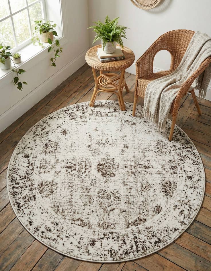 Detail image of 6' 1 x 6' 1 Monaco Round Rug