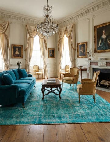 9' 9 x 13' 1 Vintage Royal Wool Rug