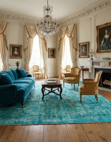 9' 9 x 13' 1 Vintage Royal Wool Rug