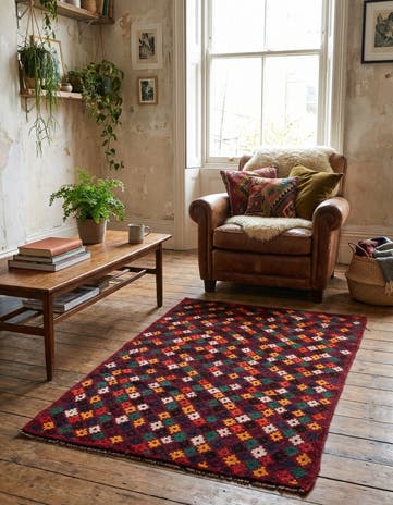 2' 10 x 4' 7 Hand Knotted Balouch Wool Rug