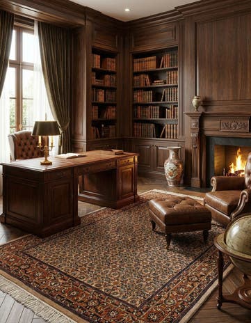 4' 9 x 6' 7 Bidjar Rug