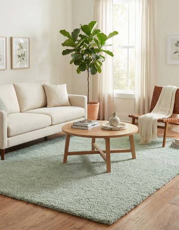 5' 3 x 7' 7 Solid Frieze Rug