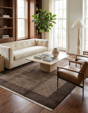 6' 7 x 9' 9 Hand Knotted Darya Wool Rug