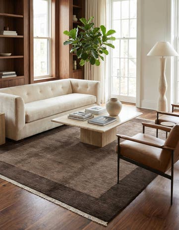 6' 7 x 9' 9 Hand Knotted Darya Wool Rug