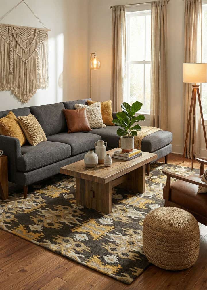 8' x 10' Luna Wool Rug