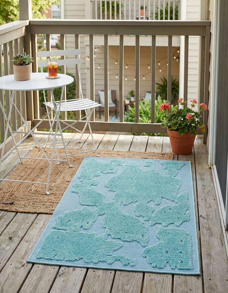 Detail image of 2' x 3' Easy-Clean Aruba Indoor / Outdoor Rug