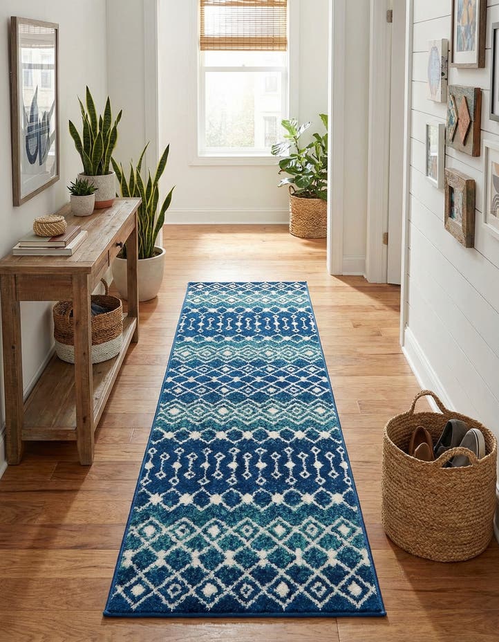 2' x 7' Moroccan Trellis Runner...