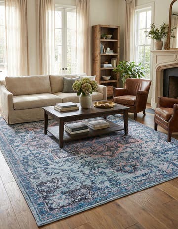 10' 6 x 14' Washable Francesca Rug