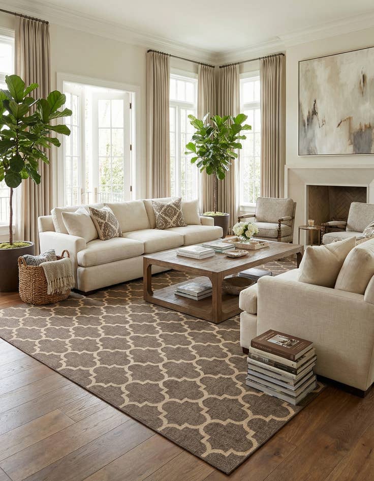 Detail image of 12' x 12' Dunes Square Rug