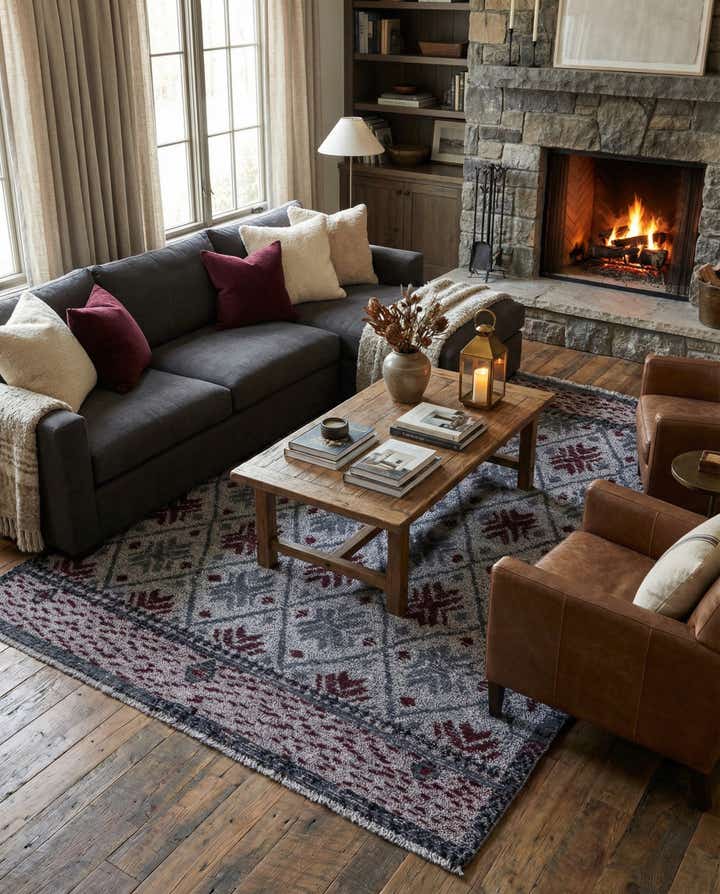 5' 6 x 8' Hand Knotted Darya Wool Rug
